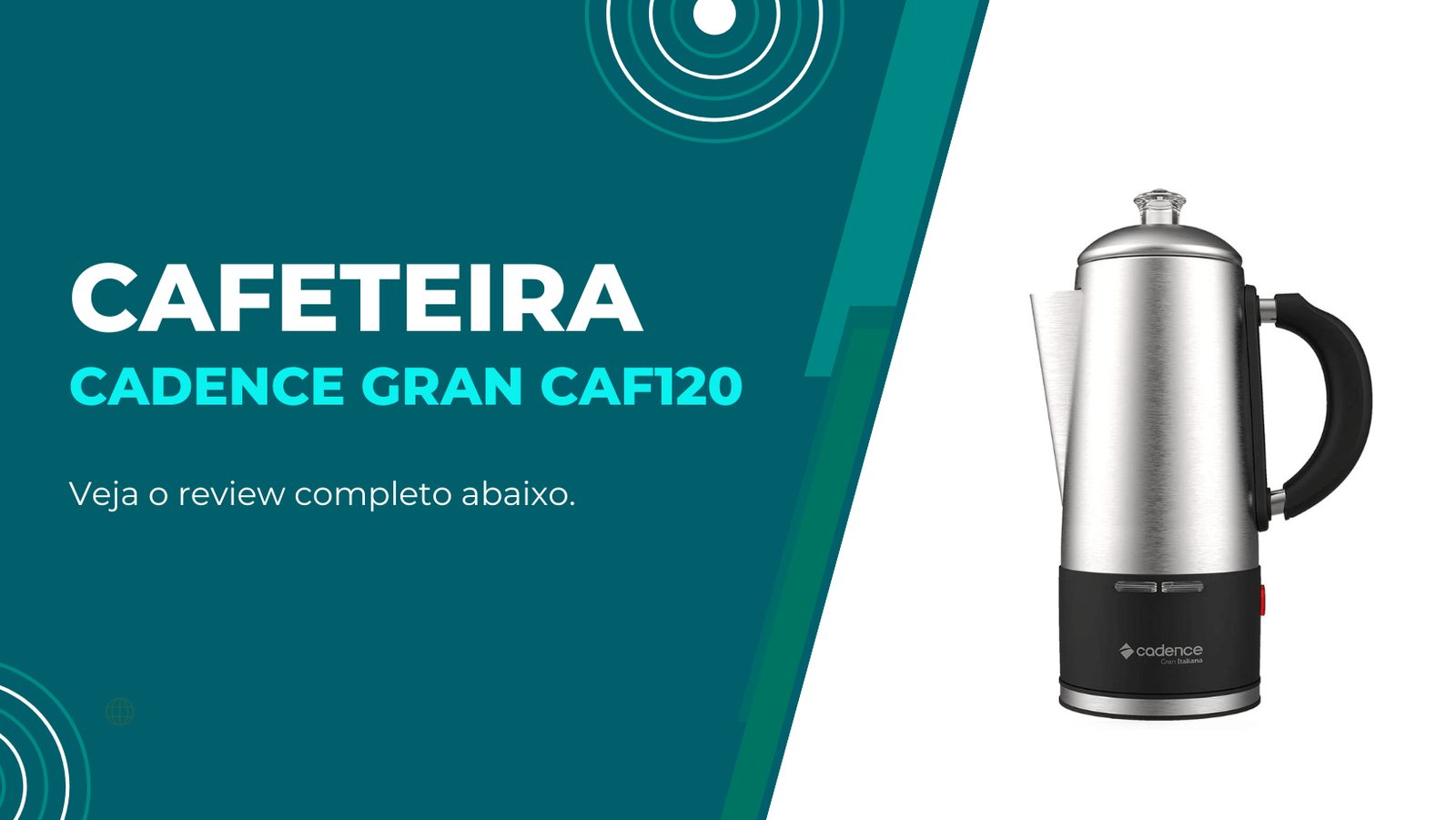 Cafeteira Italiana Elétrica Cadence Gran CAF120