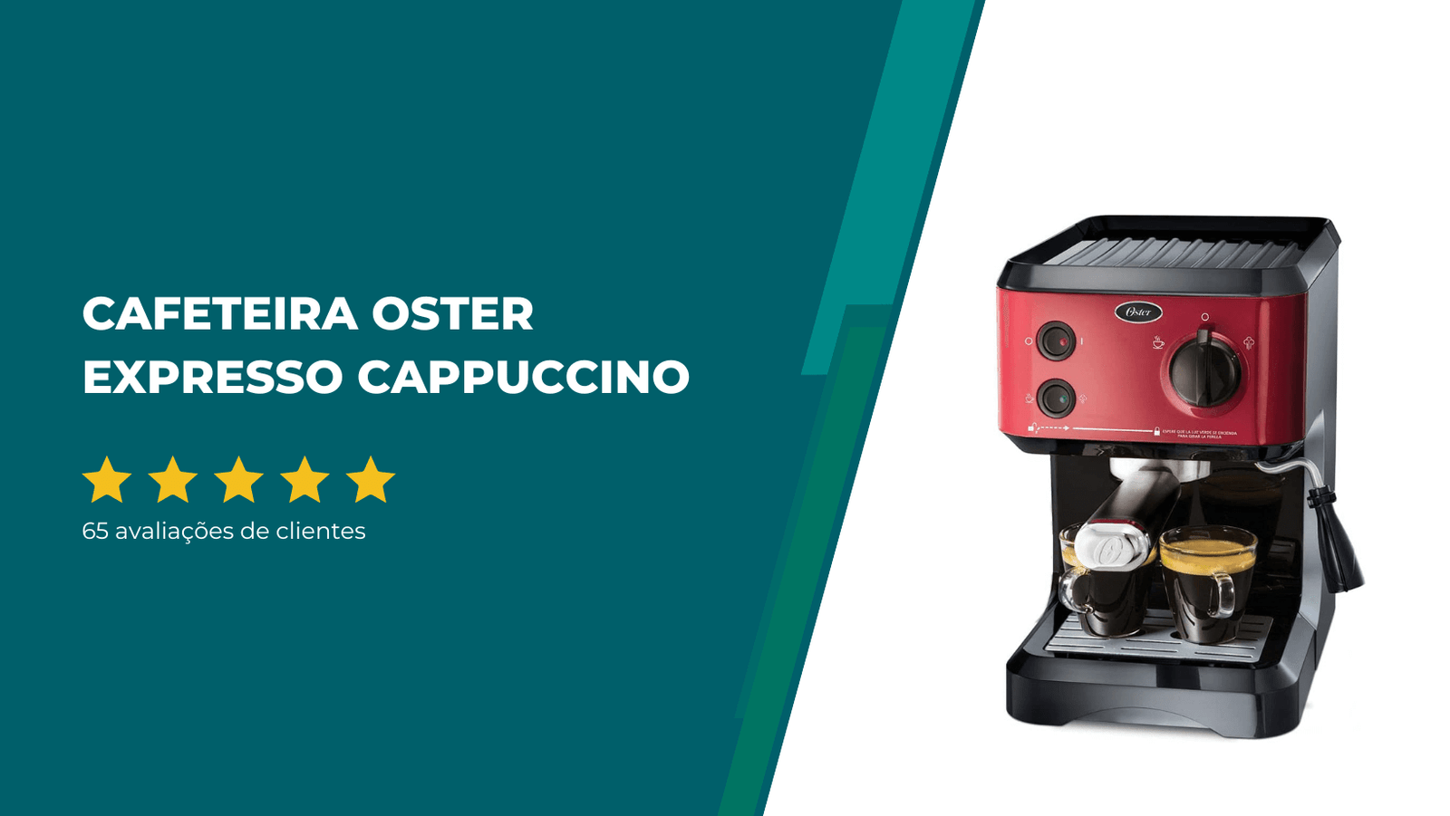 Cafeteira Oster Expresso Cappuccino