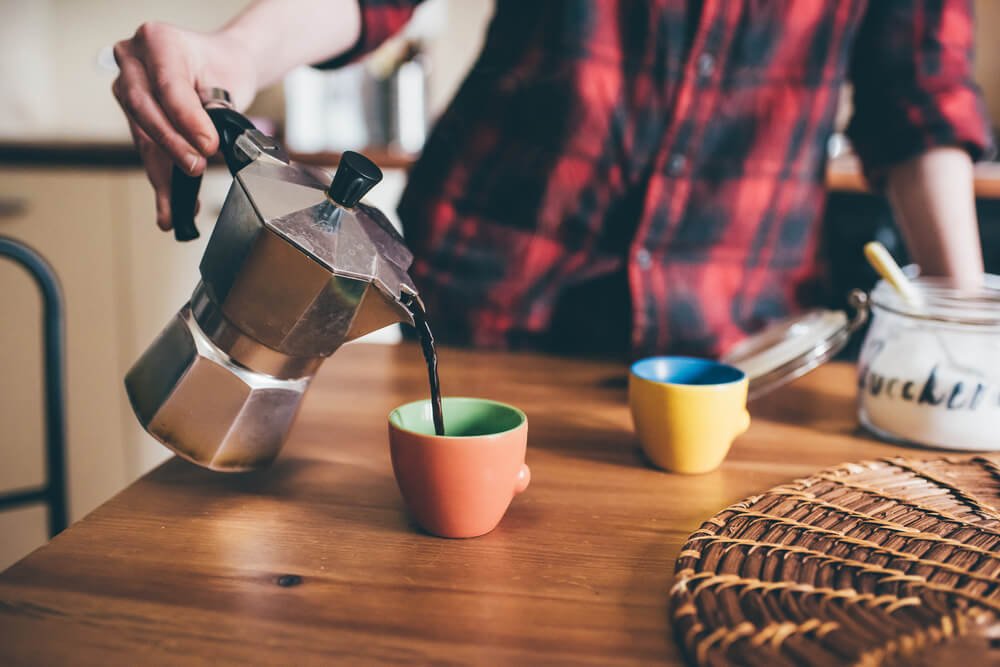 Como preparar o café na cafeteira italiana